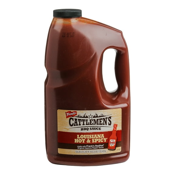Cattleman Hot & Spicy Sauce -- 4 Case 1 Gallon
