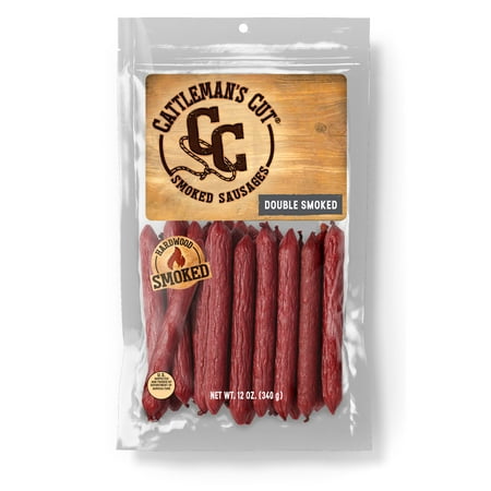 product image of Cattleman's Cut Double Smoked Smoked Sausages 12oz Reseable Bag