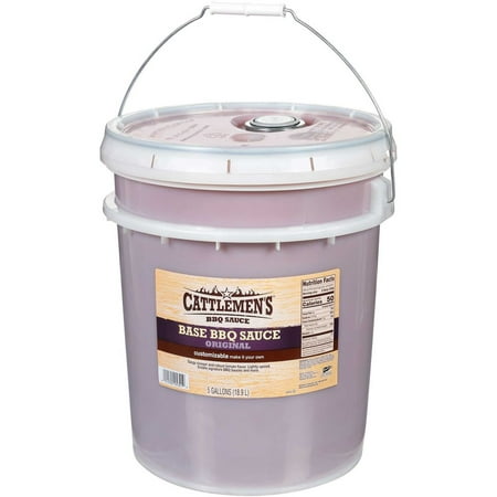 Cattlemans St. Louis Original Barbecue Sauce Base, 5 Gallon -- 1 Each.