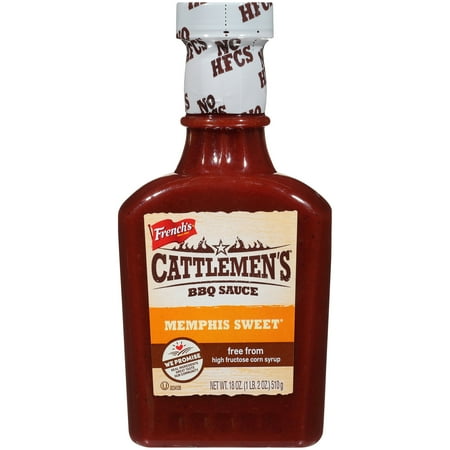 Cattlemen's Kosher Memphis Sweet BBQ Sauce, 18.0 oz Bottle