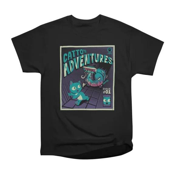 Catto Adventures T-Shirt Tee Gift For Him Merch For Her Apparel For Friend
