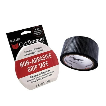 Cattongue Grips 1025479 2 in. x 10 ft. Gripton Anti-Slip Tape, Black