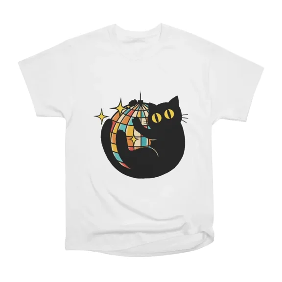 Caturday Night Fever V2 T-Shirt Tee Gift For Him Merch For Her Apparel For Friend