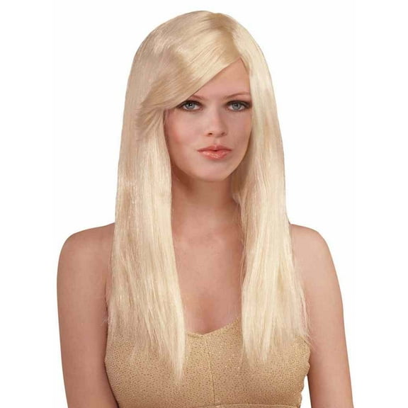 Catwalk Queen Wig 70's Disco Model Fancy Dress Up Halloween Costume Accessory