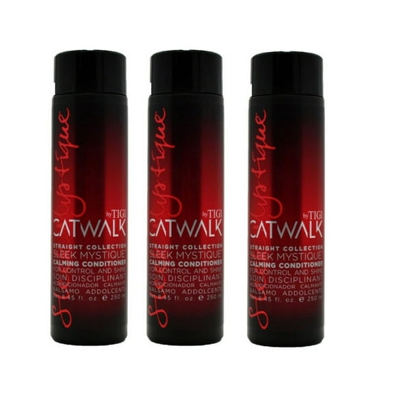 Catwalk by TIGI Straight Sleek Mystique Calming Conditioner 8.45oz (Pack of 3)