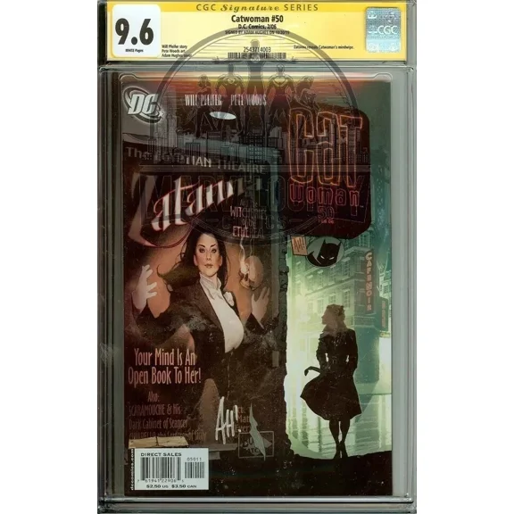 Catwoman #50 (DC Comics, 2006) CGC 9.6 Signed by Adam Hughes