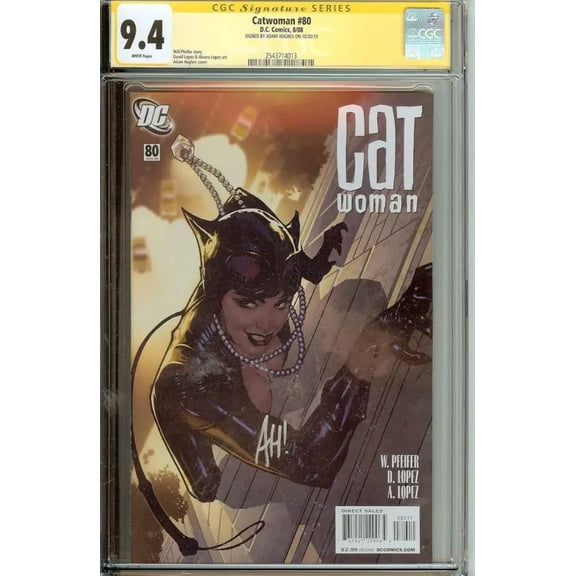 Catwoman #80 Signed by Adam Hughes CGC 9.4