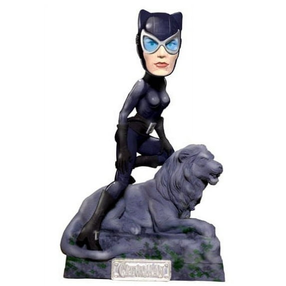 Catwoman Cat Woman In Black Suit Bobble Head Toy_Figure