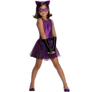 Costume Catwoman per bambina. Consegna 24h