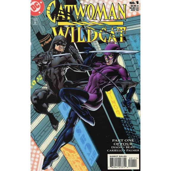 Catwoman/Wildcat #1 VF ; DC Comic Book
