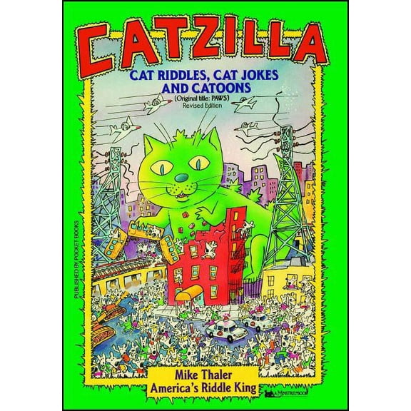 Catzilla: Cat Riddles, Cat Jokes, and Cartoons, (Paperback)