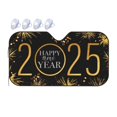 Cauagu 2025 New Year New Print Car Windshield Sunshade,1Piece Foldable
