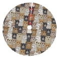 thumbnail image 1 of Cauagu 30" Christmas Tree Skirt Cartoon Bear Pattern Christmas Tree Decorations Tree Mat for Xmas Decorations Occasion Holiday Home Decor -30", 1 of 7
