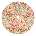 thumbnail image 1 of Cauagu 30" Christmas Tree Skirt Indian Paisley 1 Pattern Christmas Tree Decorations Tree Mat for Xmas Decorations Occasion Holiday Home Decor -30", 1 of 7