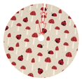 thumbnail image 1 of Cauagu 36" Christmas Tree Skirt Ladybug With Mushroom Pattern Christmas Tree Decorations Tree Mat for Xmas Decorations Occasion Holiday Home Decor -36", 1 of 7