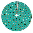 thumbnail image 1 of Cauagu 36" Christmas Tree Skirt Sushi (3) Pattern Christmas Tree Decorations Tree Mat for Xmas Decorations Occasion Holiday Home Decor -36", 1 of 7