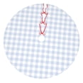 thumbnail image 1 of Cauagu 48" Christmas Tree Skirt Blue Checkboard Pattern Christmas Tree Decorations Tree Mat for Xmas Decorations Occasion Holiday Home Decor -48", 1 of 7
