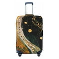 thumbnail image 1 of Cauagu Abstract Gold Floral Galaxy Print Travel Luggage Cover,Travel Dust-proof Suitcase Cover Softside Suitcase Protector for 18-32inch,Not Included Suitcase, 1 of 8