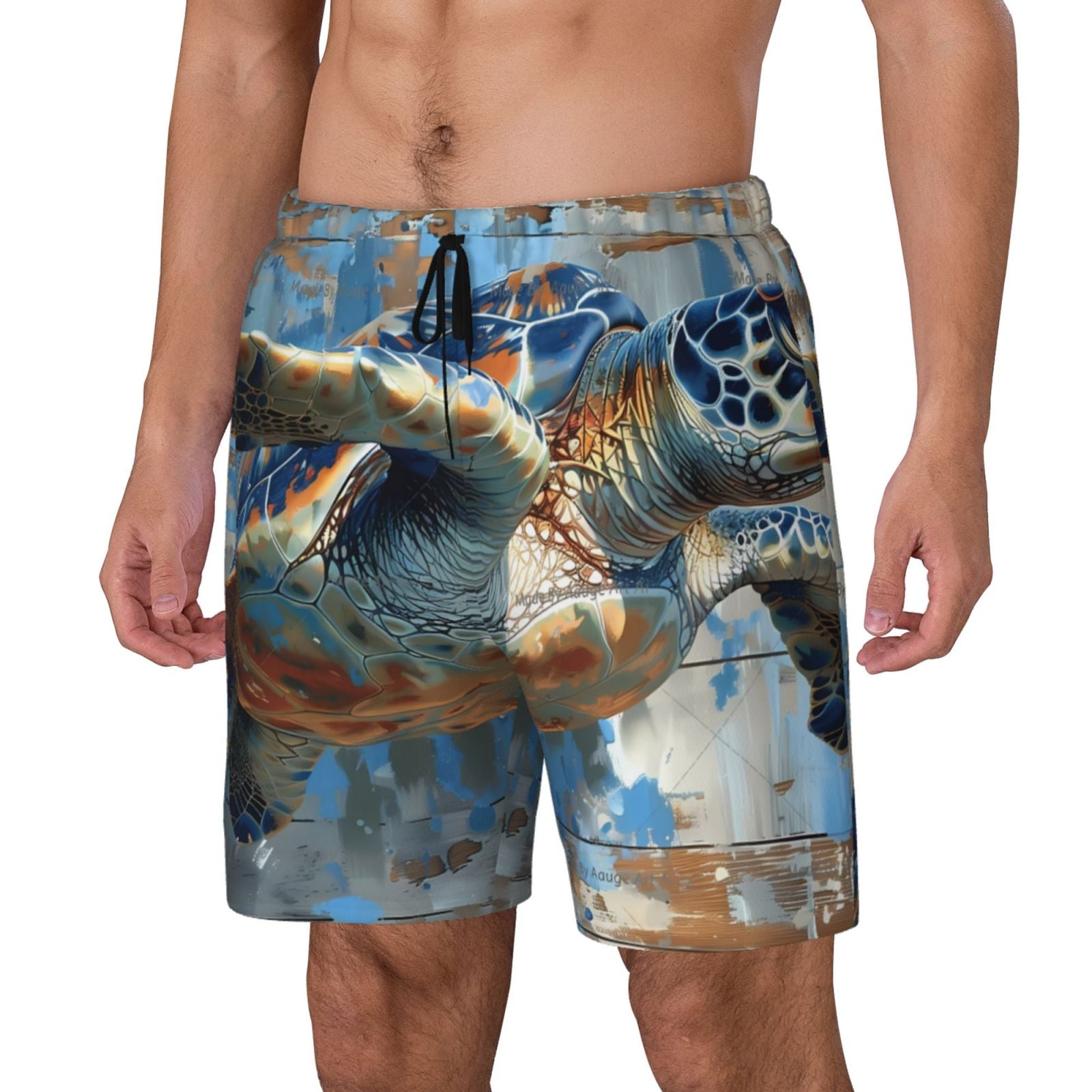 Men's My Hero Academia Beach Shorts With Compression Liner Swim Trunks Quick Dry Board Shorts Bathing Suit With Pockets