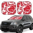 thumbnail image 1 of Cauagu Abstract meat Cauagu {designName} Print Foldable Car Windshield Sun Shade | Front Windshield Shade for Sun | Fits Small Sedans, Mini SUVs, Hatchbacks-Medium, 1 of 6
