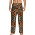 thumbnail image 1 of Cauagu African Tribal Style Mens Pajama Pants Sleep & Lounge Pants,PJ Bottoms with Pockets-Medium, 1 of 7