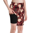 thumbnail image 1 of Cauagu African Women A Print Swim Trunks for Men,Youth Boys Swim Shorts Compression Liner Beach Shorts Boys' Swimming Shorts 7-20 Years Bathing Suit-Small, 1 of 7