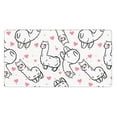 thumbnail image 1 of Cauagu Alpacas and Hearts for Large Mouse Pad,XXL Extended Gaming Mouse Mat Long Extended Desk Mat Big Desk Pad Mat(16 x 29.5in) for Work/Game/Office/Home, 1 of 8