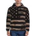 thumbnail image 1 of Cauagu American Flag with Desert Camouflage for Men's Pullover Hooded Sweatshirt Athletic Casual Hoodie Aautumn Hoodie Sweatshirt for Men Pullover Casual Hooded Sweatshirt-4X-Large, 1 of 7