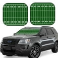 thumbnail image 1 of Cauagu American Football Field1 Cauagu {designName} Print Foldable Car Windshield Sun Shade | Front Windshield Shade for Sun | Fits Small Sedans, Mini SUVs, Hatchbacks-Large, 1 of 6
