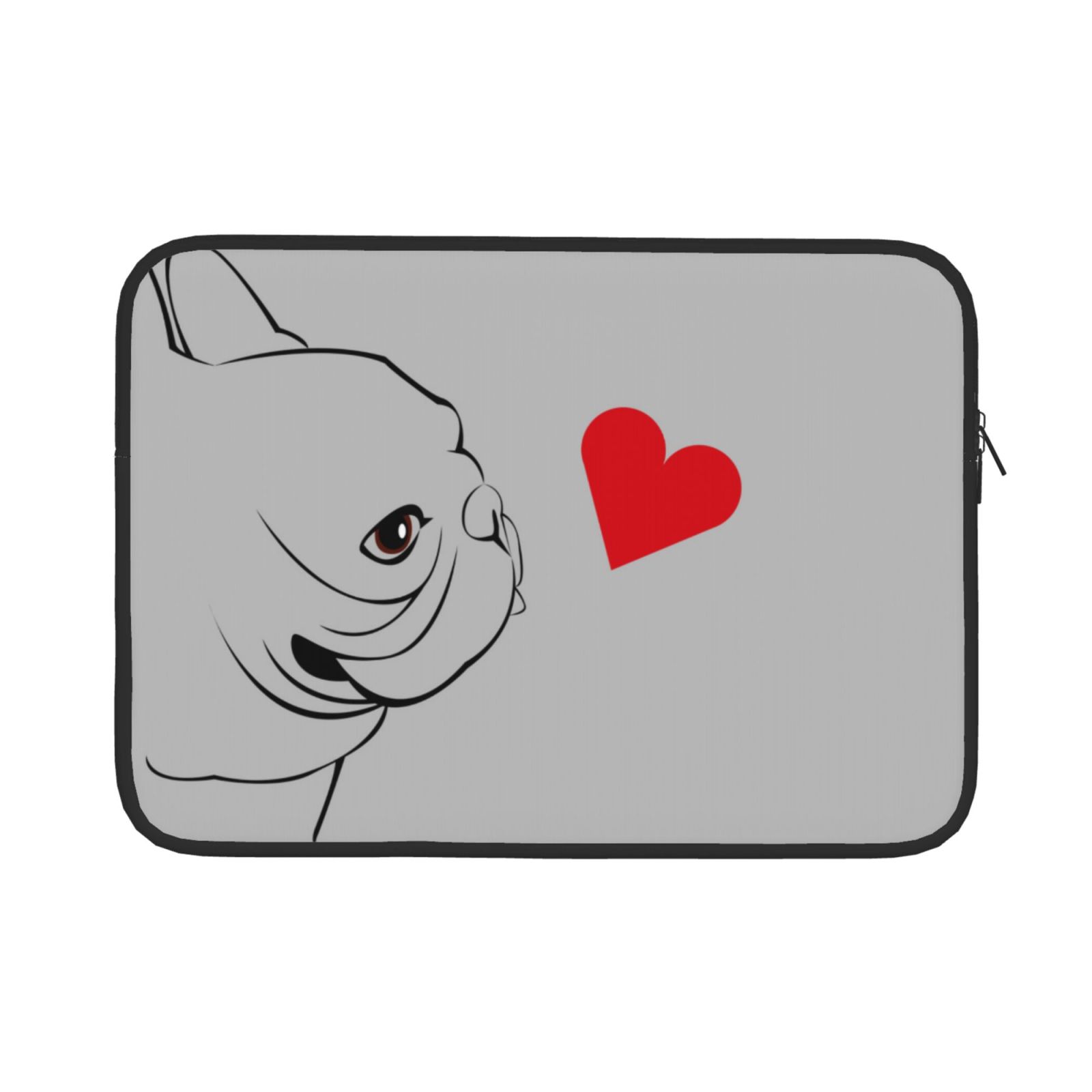 Cauagu Animal Bulldog1 Print Laptop Sleeve Case, Laptop Cover Portable