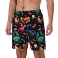 thumbnail image 1 of Cauagu Animals Under Water Print Mens Swim Trunks Quick Dry Board Shorts Swim Shorts with Compression Liner Bathing Suits-XX-Large, 1 of 6