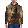 thumbnail image 1 of Cauagu Apocalyptic Skull Soldier for Men's Pullover Hooded Sweatshirt Athletic Casual Hoodie Aautumn Hoodie Sweatshirt for Men Pullover Casual Hooded Sweatshirt-3X-Large, 1 of 7
