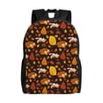 thumbnail image 1 of Cauagu Autumn Forest Small Animals Lazy Print Backpacks,Travel Daypack Casual Laptop Backpack Bookbag Fits 15 Inch Computer for Men Women, 1 of 8