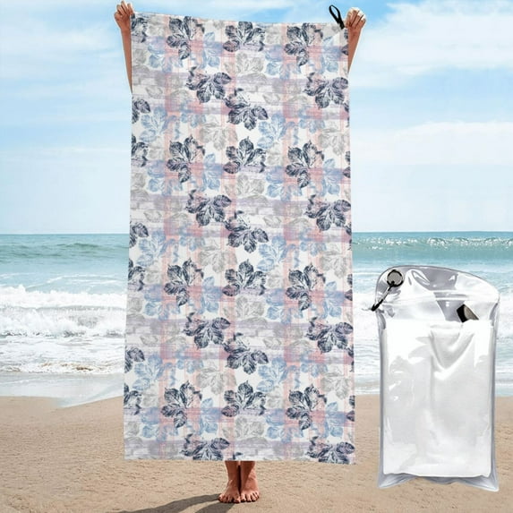 Cauagu Autumn Leaves Print Extra Large Bath Towels 1 Pack, Quick Drying Towels Highly Absorbent Bath Towel for for Body Sport Yoga SPA & Fitness-31.5"x63"
