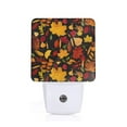 thumbnail image 1 of Cauagu Autumn Maple Leaves A Print LED Nightlight,0.5W Night Lights Plug into Wall 1 Pack with Dusk-to-Dawn Light Sensor Soft Glow Lamp for Bathroom Adult Hallway-EU, 1 of 7