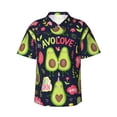 thumbnail image 1 of Cauagu Avocado Love Print Hawaiian Shirt for Men,Casual Short Sleeve Button Down Shirts Summer Beach Men's Regular-Fit Short-Sleeve Print Shirt -X-Large, 1 of 6