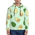thumbnail image 1 of Cauagu Avocado for Men's Pullover Hooded Sweatshirt Athletic Casual Hoodie Aautumn Hoodie Sweatshirt for Men Pullover Casual Hooded Sweatshirt-Small, 1 of 7