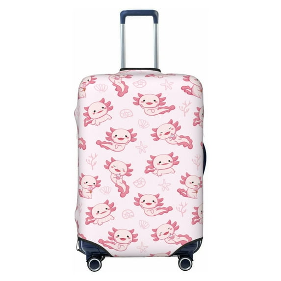 Cauagu Baby Salamander Print Travel Luggage Cover,Travel Dust-proof Suitcase Cover Softside Suitcase Protector for 18-32inch,Not Included Suitcase