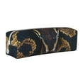 thumbnail image 1 of Cauagu Ball Phyton Snake Print Leather Pencil Pen Case - Stationery Bag Portable Stationery Bag Big Capacity Pencil Pouch Cosmetic Organizer Bag for Men & Women, 1 of 7