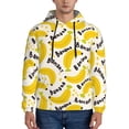 thumbnail image 1 of Cauagu Banana Fruit for Men's Pullover Hooded Sweatshirt Athletic Casual Hoodie Aautumn Hoodie Sweatshirt for Men Pullover Casual Hooded Sweatshirt-Large, 1 of 7