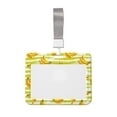 thumbnail image 1 of Cauagu Bananas On A Striped for ID Badge Holder,Badge Holder with Windows Key Card Work Badge Sleeve for Office/ Factory/ID Credit Cards/Proximity Key Cards, 1 of 7