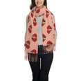 thumbnail image 1 of Cauagu Basset hound dog with paw Print Women Wrap Shawl tassels Scarves Retro Scarf 77.6"X28.3", 1 of 8