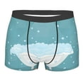 thumbnail image 1 of Cauagu Bathtub with Soap Bubbles Print Boxer Briefs for Men,Comfortable Breathable Men's Underwear Moisture Wicking Underpants -X-Large, 1 of 8