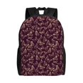 thumbnail image 1 of Cauagu Beautiful Purple Butterflies Print Backpacks,Travel Daypack Casual Laptop Backpack Bookbag Fits 15 Inch Computer for Men Women, 1 of 8