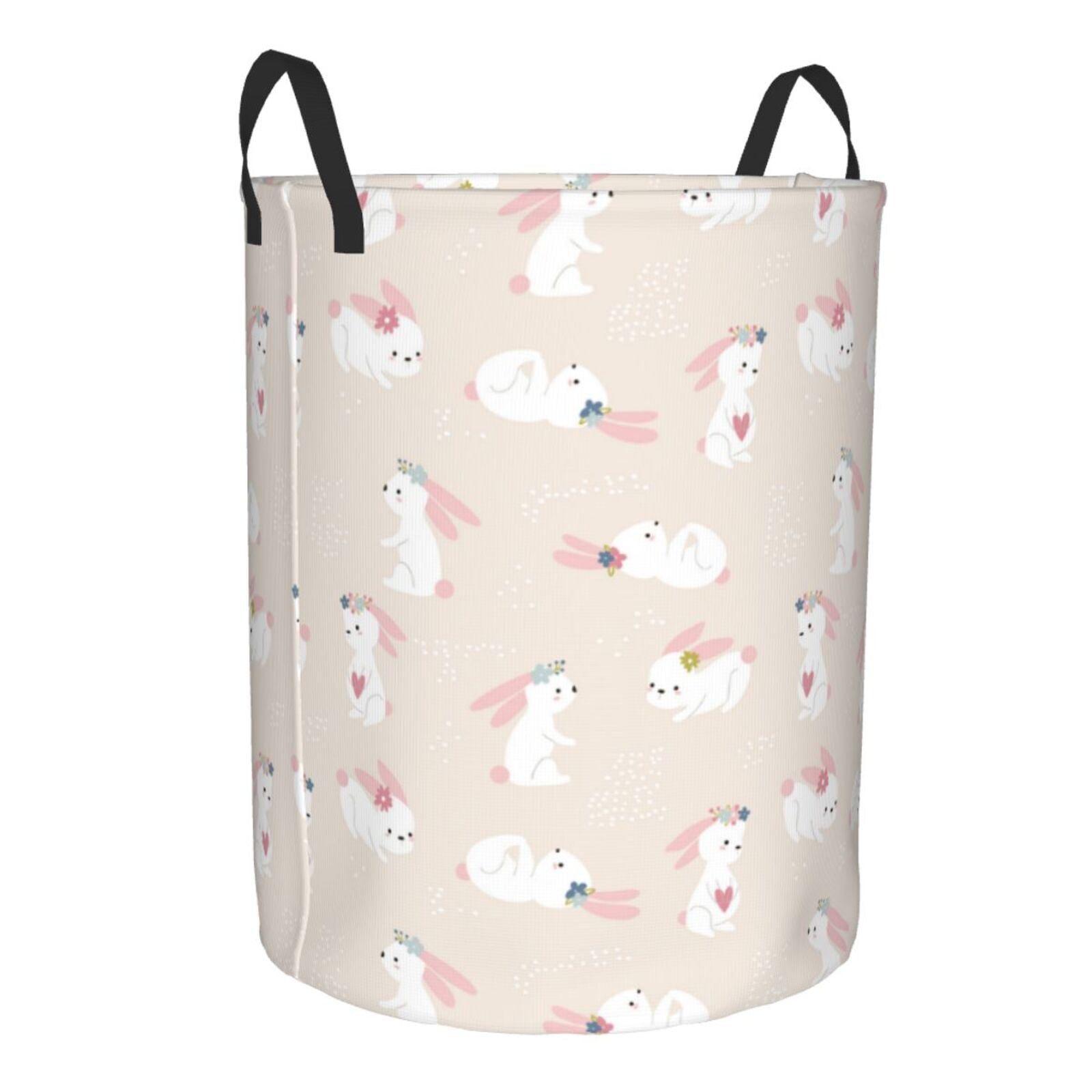 Cauagu Beautiful Rabbit for Laundry Basket,Collapsible Organizer Basket ...