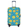 thumbnail image 1 of Cauagu Bee Sunflower Print Travel Luggage Cover,Travel Dust-proof Suitcase Cover Softside Suitcase Protector for 18-32inch,Not Included Suitcase, 1 of 8
