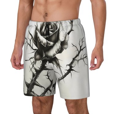 Men's 9" Swim Trunks With Compression Liner - Quick Dry Board Shorts With Cargo Pocket