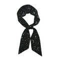 thumbnail image 1 of Cauagu Black Glitter Pattern Scarf for Women,Neck Scarf Women's Wrap Scarf Head Shawl Long Scarf Accessory Scarf Fall Gift, 1 of 6