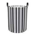 thumbnail image 1 of Cauagu Black White Gray Mexican Blanket Serape Stripes for Laundry Basket,Collapsible Organizer Basket for Storage Bin Toy Bins Gift Baskets Bedroom Clothes Children Nursery Hamper-Small, 1 of 6