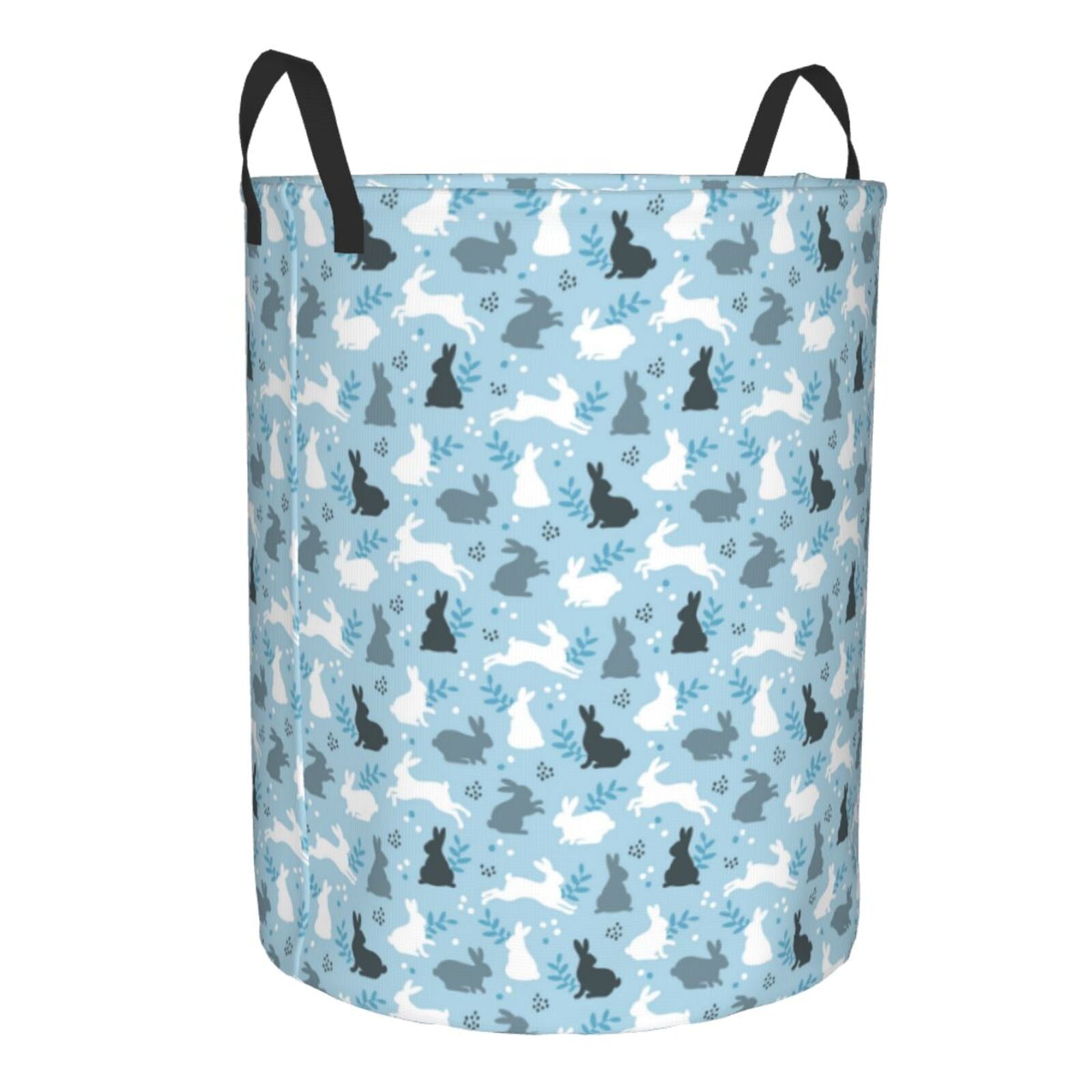 Cauagu Black White Gray Rabbit for Laundry Basket,Collapsible Organizer ...